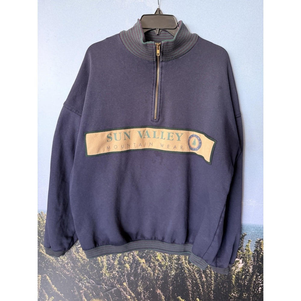 Vintage SDI Sun Valley Idaho Leather‎ Suede Spell Out Mountain Wear Alpine L